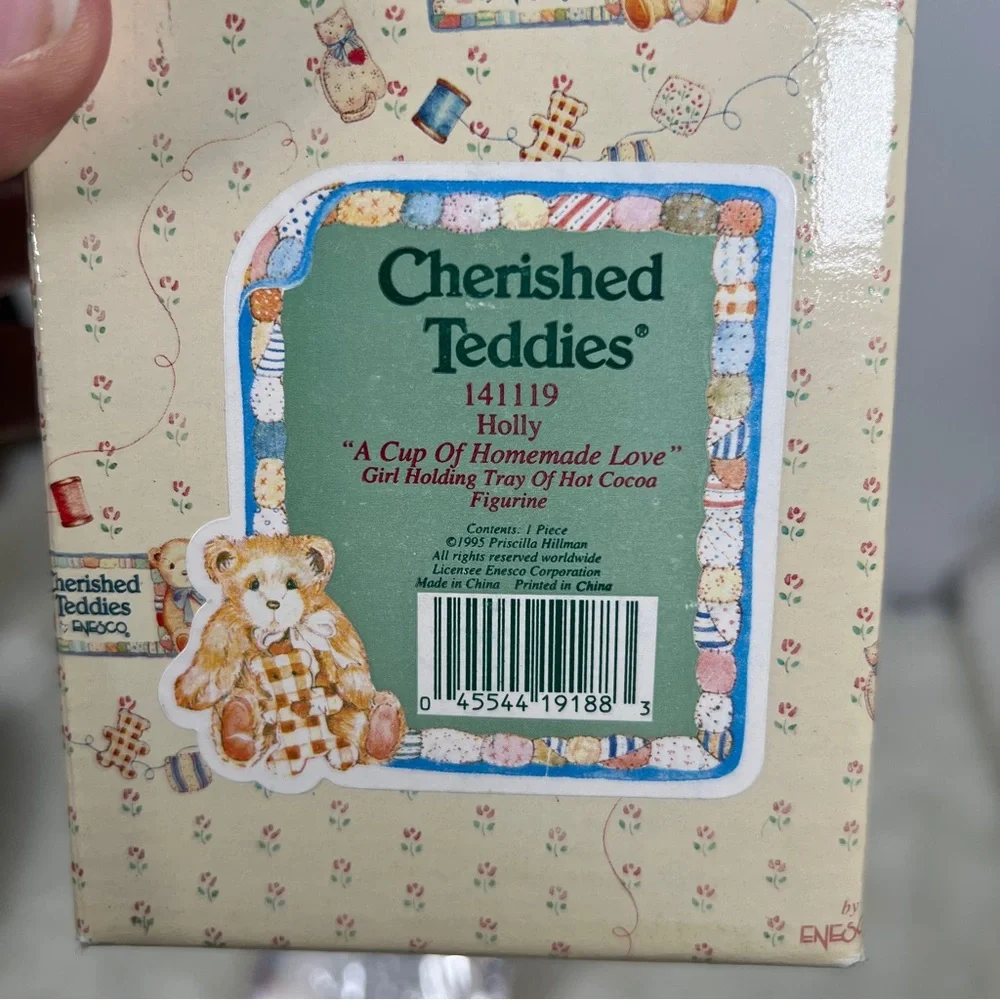 1995 Enesco Cherished Teddies Holly 